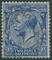 Great Britain 1912 SG372 2½d Blue KGV #2 FU (amd) - Unclassified