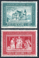 Vatican 395-396, MNH. Michel 462-463. German Cardinal Nicolaus Cusanus, 1964. - Neufs
