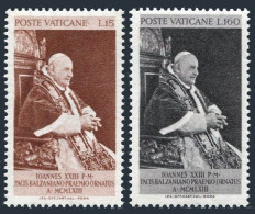 Vatican 360-361, MNH. Michel 427-428. Pope John XXIII. Baizan Peace Prize. - Nuovi