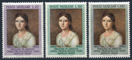 Vatican 338-340, MNH. Michel 405-407. Paulina M. Jaricot, 1962. - Nuevos