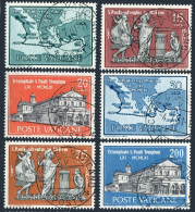 Vatican 304-309, CTO. Michel 369-374. Arrival Of St Paul In Rome, 1900, 1961.   - Used Stamps