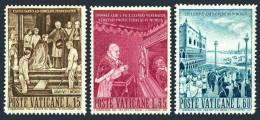 Vatican 281-283, MNH. Michel 344-346. Return-body Of Pope Pius X-Venice. 1960. - Neufs