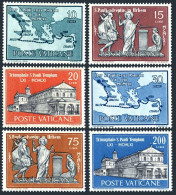 Vatican 304-309,hinged.Michel 369-374. Arrival Of St Paul In Rome.1961.   - Neufs