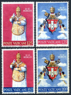 Vatican 250-253 Blocks/4, MNH. Michel 303-306. Coronation Of Pope John XXIII, 1959. - Neufs