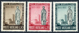 Vatican 200-202, MNH. Michel 238-240. St Bartholomew, Abbot, 900th Death Ann. 1955. - Neufs