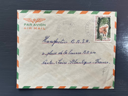 ENVELOPPE COTE D'IVOIRE / BOUAKE 1964 POUR NANTES - Côte D'Ivoire (1960-...)