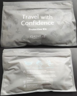 Qatar Airways Pochette Traveller Kit Hygiène Protective Kit - Advertisements