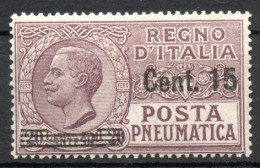 Italie YT Pneumatique 7 Neuf Avec Charnière X MH - Pneumatic Mail