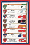 OXFORD UNIVERSITY  ROWING  COLLEGE TEAMS  + COLOURS HERALDIC  VIEW 1 - Rowing