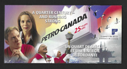 Canada 25th Anniv Of Petro-Canada (Oil Company) SB245 Booklet - Libretti Completi