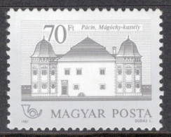 Hungary 1987  Single Stamp Celebrating Castles In Fine Used - Usati