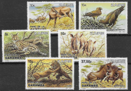 Zaire Animal Set 1984 Mnh ** 13 Euros (no Tryptique Included) - Unused Stamps