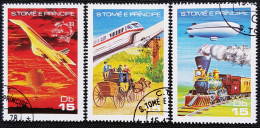 Sao Tome Et Principe 1978 The 1st Anniversary Of The Accession To The Universal Postal Union  Stampworld N° 551_553_554 - São Tomé Und Príncipe