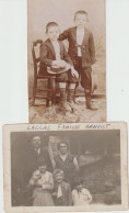 ( 91 ) SACLAS - Des Membres De La Famille B.      ( 2 Photos 9 Cm X 5,7 Cm Ou  6,5 Cm ) - Lugares