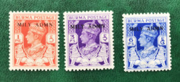 BURMA MYANMAR BIRMANIA, COLECCIÓN  (lote 4) - Myanmar (Birma 1948-...)