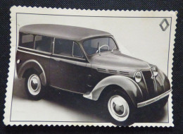 LA JUVAQUATRE RENAULT - MODELE FOURGONNETTE 1950 - Passenger Cars