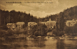 Profondeville-Boreuville - Les Villas Et L'hôtel Belle Vue - Vue De Tailfer - Profondeville