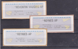 LOT 3 ATM  REVENTIN VAUGRIS AP   REYNES AP    REYNIES AP - 2000 « Avions En Papier »