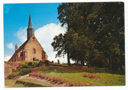 CPSM  10.5 X 15  Orne SOLIGNYS-LA-TRAPPE L'Eglise Et Le Jardin Public - Moulins La Marche