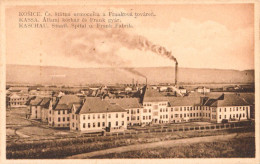 KOSICE / KASSA / KASCHAU : CS. STATNA NEMOCNICA A FRANKOVA TOVAREN / HOSPITAL And FRANK FACTORY - 1923 - RRR ! (an352) - Slowakei