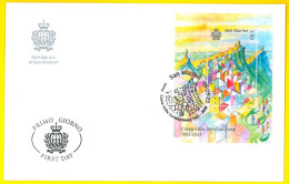 SAN MARINO 2023 FDC 60° Anniversario Della Cassa Edile Sammarinese - New FDC - FDC