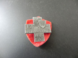 Old Badge Schweiz Suisse Svizzera Switzerland - Turnkreuz National-Turntag Wald 1945 - Sin Clasificación