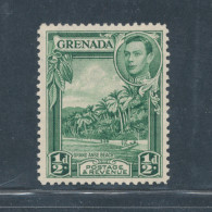 1938-50 Grenada, Stanley Gibbons N. 153, 1/2d. Yellow Green - MNH** - Otros & Sin Clasificación