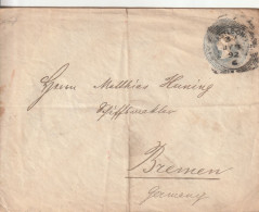 ENTIERS POSTAUX - Grande-Bretagne - Newcastle Le 08/06/1892 Pour Bremen (Allemagne) - Postwaardestukken