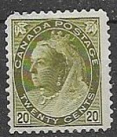 Canada Good Stamp But With Thin In Top Left Corner (looks Mnh **) 1898 (1000 Euros) - Nuevos