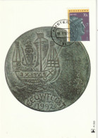 Nederland 1992, Relief Of The Roman Goddess Juno Moneta; Old Symbols For Gold, Silver And Nickel - Lettres & Documents