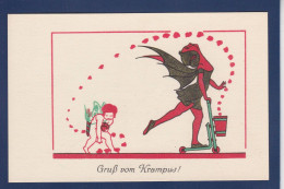 CPA Krampus Diable Devil Non Circulée - Fairy Tales, Popular Stories & Legends