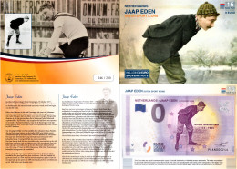 0-Euro PEAN 2019-1 NETHERLANDS - JAAP EDEN DUTCH SPORT ICONS First Issue Pack No. Nur Bis #250 ! - Privatentwürfe