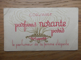 ETIQUETTES PARFUMS NORANTE PARIS CORSAIRE - Etiquetas