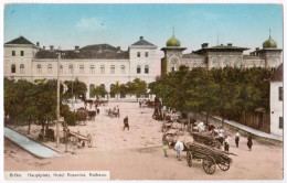 BRČKO : HAUPTPLATZ, HOTEL POSAVINA, RATHAUS / MAIN SQUARE, HOTEL, CITY HALL ~ 1910 - '913 - RRR ! (an353) - Bosnie-Herzegovine