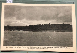 Lituania - Nach Kaunas - Der Wasserweg Auf Der Memel Von Tilsit Nach Kowno - Schloss Randenie Vor Der Brand (16'352) - Litauen