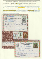 Macau Macao 1967 Two Used Aerogrammes To The Netherlands - Interi Postali