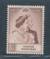 1948 BRITISH Honduras - Stanley Gibbons N. 165, 5 $ Brown - MNH** - Otros & Sin Clasificación