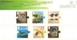 GREAT BRITAIN - 2009, DARWIN MINT STAMPS SET IN PRESENTATION PACK, UMM (**). - Unused Stamps