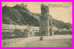 * Braubach * Kriegerdenkmal Und Marksburg - Monument Aux Morts Et Marksburg - Edit. Louis GLASER - Braubach