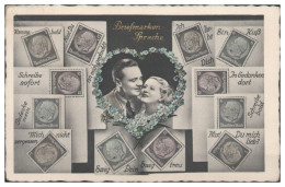 XX19064/ Briefmarkensprache  Deutsches Reich Ca.1935 AK - Briefmarken (Abbildungen)