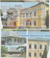 ROMANIA - TARGU-JIU - Entrance Ticket To The Gorj County Museum (The Home Of Sculptor Constantin Brancusi) X5 - Eintrittskarten