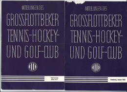 C4735/ Hamburg Großflottbeker Tennis-Hockey Und Golf-Club 2 Hefte 1968/71 - Andere & Zonder Classificatie