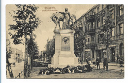 MM0011/ Graudenz Bismarckdenkmal AK Westpreußen 1915 - Westpreussen
