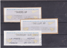 LOT 3 ATM  TAVERS AP    THELLAY AP    THORIGNY SUR CREUSE - 2000 Type « Avions En Papier »