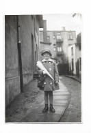 Y27226/ Einschulung Privatfoto Mädchen Mit Schultüte Ca.1935 - Children's School Start