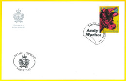 SAN MARINO 2023 FDC Andy Warhol - Artista - Pittore - New FDC - FDC