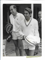 MM00755/ Hamburg Rotherbaum Tennis 1967 Hewitt Und Santana Vor Dem Spiel Foto  - Altri & Non Classificati