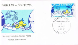 54395. Carta MATA-UTU (Wallis Et Futuna) 1987. Dia Del Sello. U.P.U - FDC