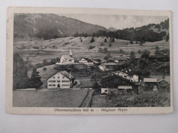 Obermeiselstein, Gesamtansicht, Obermeiselstein, Oberstdorf, Allgäuer Alpen, 1921 - Oberstdorf