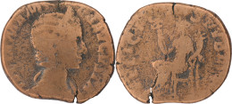 ROME - Sesterce - JULIA MAMEE - 228 AD - FELICITAS  - RIC.676 - 18-387 - The Severans (193 AD Tot 235 AD)